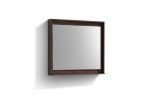 36" Wide Mirror w/ Shelf - Rosewood