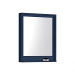 24" Wide Mirror w/ Shelf - Gloss Blue