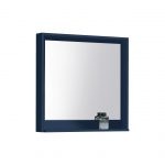 30" Wide Mirror w/ Shelf - Gloss Blue