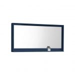 60" Wide Mirror w/ Shelf - Gloss Blue