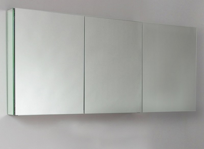 60 Wide Mirrored Bathroom Medicine Cabinet