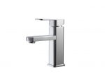 Aqua Soho Single Lever Wide Spread Bathroom Vanity Faucet - Chrome
