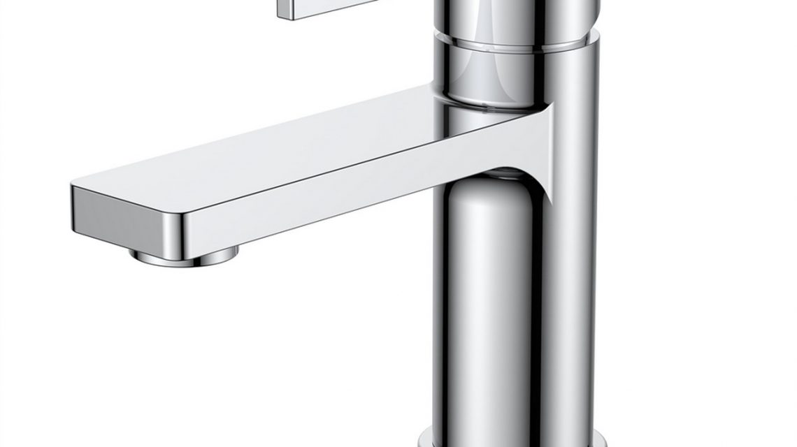 Aqua Sotto Single Lever Wide Spread Bathroom Vanity Faucet