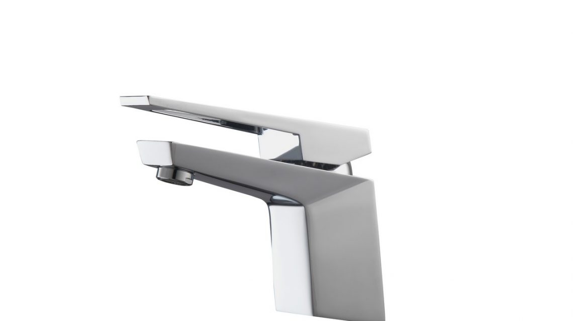 Aqua Siza Single Lever Modern Bathroom Vanity Faucet - Chrome