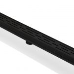 Kube 28" Stainless Steel Linear Grate - Matte Black