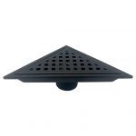 Kube 6.5" Triangle Stainless Steel Pixel Grate - Matte Black