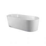 Kube Ovale 63'' White Free Standing Bathtub
